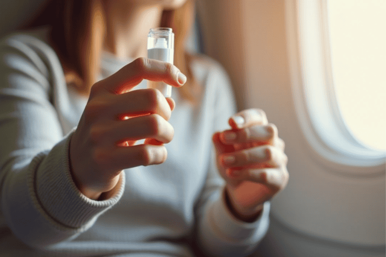 flying with an inhaler