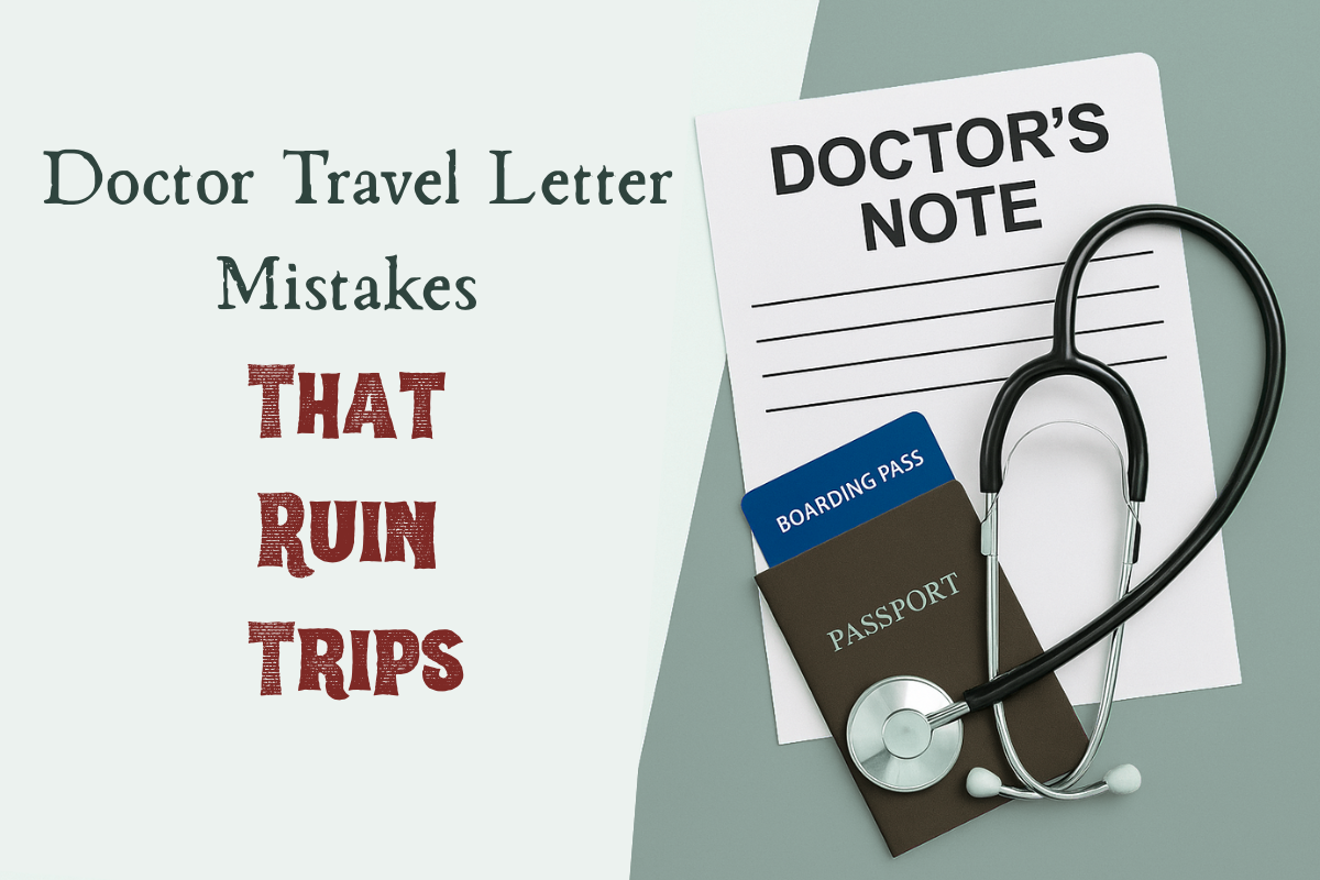 doctor travel letter mistakes
