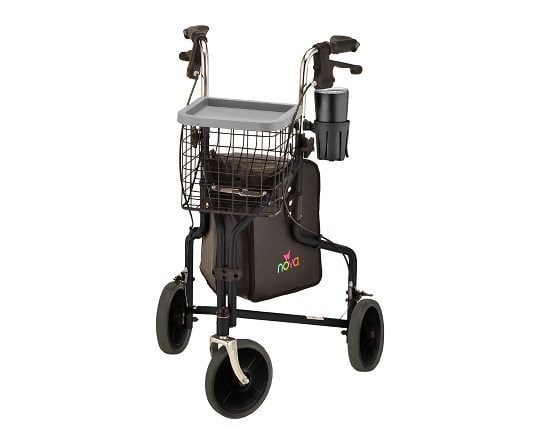 best 3 wheel rollator for compact spaces